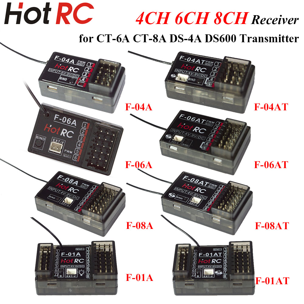 HOTRC 2.4Ghz 4/6/8 Channel F-0 - Rc Hobby Shops 评论和价格