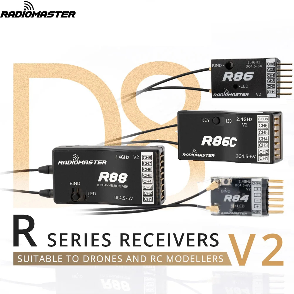 Radiomaster R81 R84 R86 R86C R - Receiver Sbus 8Ch 评论和价格